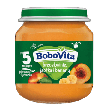 shumee BoboVita sladica breskve, jabolka in banane po 5 mesecih 125 g