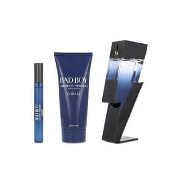 shumee CAROLINA HERRERA BAD BOY COBALT SET EDP 100ML + EDP 10ML + P/P GEL 100ML