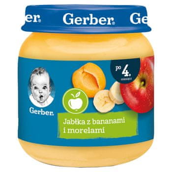 shumee Gerberjeva jabolčna sladica z bananami in marelicami po 4 mesecih 125 g