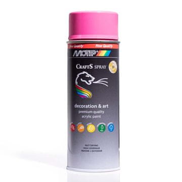 shumee Paleta akrilnih barv v spreju RAL 4003 roza 400 ml CRAFTS