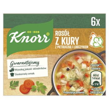 shumee Knorr Piščančja juha s peteršiljem in lovageom 60 g (6 kock)