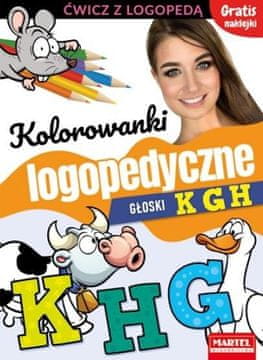 shumee Pobarvanke za logopedsko terapijo. Zvoki KGH