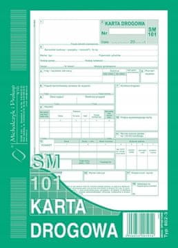 shumee CESTA KARTICA A5 SM/101 ŠTEVILKA 802-3N