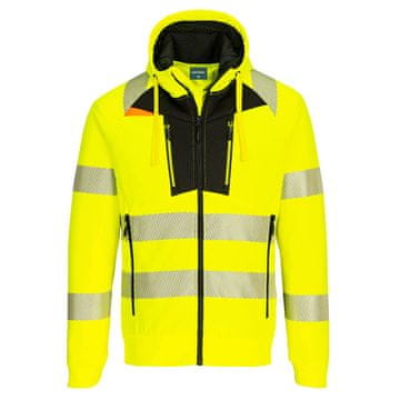 shumee DX4 Portwest DX484YBR XL Hi-Vis rumena jopa s kapuco