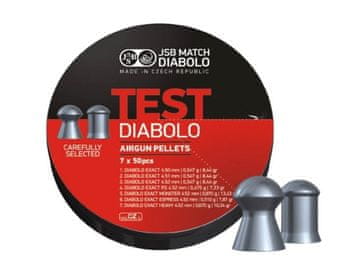 shumee Diabolo JSB peleti 4,5mm TEST EXACT LG 7x50 kom.