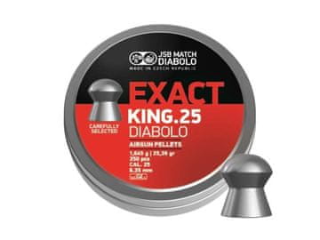 shumee Peleti JSB Exact King diabolo 6,35 mm 350 kos.