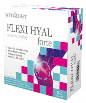 shumee Flexi Hyal Forte kolagen za sklepe Vitadiet 20 vrečk