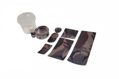 shumee Komplet za popravilo PVC pontona, lepilo + 6 maskirnih našitkov