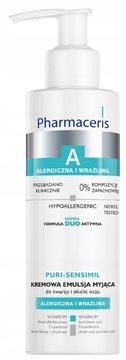 shumee PHARMACERIS PURI-SENSIMIL KREMNA ČISTILNA EMULZIJA ZA OBRAZ 190 ml