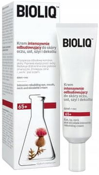 shumee BIOLIQ 65+ intenzivna regeneracijska krema za oči, ustnice, vrat in dekolte 30 ml