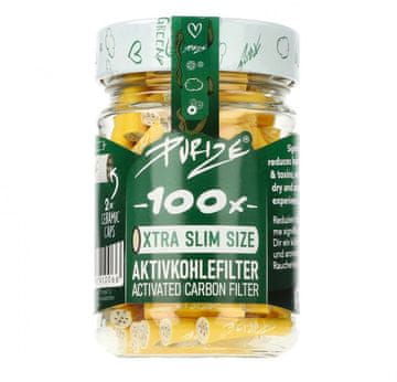 shumee Purize Extra Slim Yellow Filters 100pcs Jar