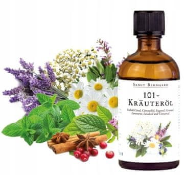 shumee Zeliščno olje 101 zeliščni koncentrat Sanct Bernhard 100 ml