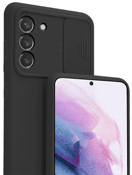 shumee CamShield mehak silikonski ovitek za Samsung Galaxy A35 5G črn