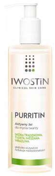 shumee IWOSTIN PURRITIN aktivni gel za umivanje obraza vlaži in pomirja 300 ml