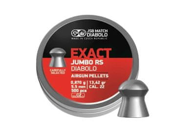 shumee Diabolo peleti JSB Exact Jumbo RS 5,52 mm 500 kos.