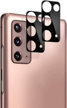 shumee 2x STEKLO KAMERE ZA SAMSUNG GALAXY NOTE 20 DARK VISOKA ZAŠČITA