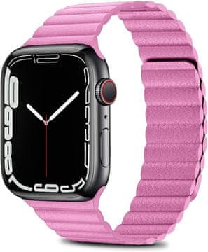 shumee PAŠEK ZA URO APPLE WATCH 1/2/3/4/5/6/7/8/9/SE 42/44/45mm ROZA