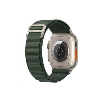 shumee APPLE PAŠEK ZA URO 1/2/3/4/5/6/7/8/9/SE 38/40/41 mm ZELEN NAJLON