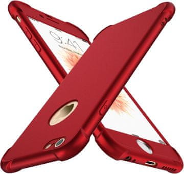 shumee OVITEK RDEČ ZA IPHONE 6/6S 4.7' 2x KALJENO STEKLO