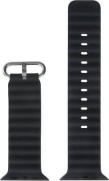 shumee PAŠEK ZA URO APPLE WATCH 2/3/4/5/6/7/8/9/10/SE 42/44/45 ČRN