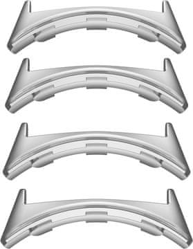 shumee ADAPTER ZA PAŠEK 20mm ZA URO Google Pixel 3/2 41mm SREBRN 4kos