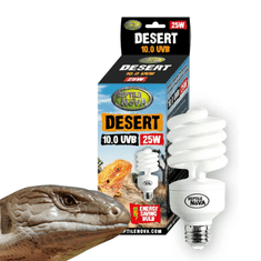 shumee REPTILE NOVA 10.0 UVB 25W - Fluorescentna svetilka za puščavske in stepske plazilce | UVA + UVB