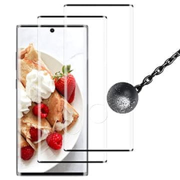 shumee 2x 9H KALJENO STEKLO ZA SAMSUNG GALAXY NOTE 10 MOČNO IN VZDRŽLJIVO SM-N970F
