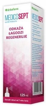 shumee ERBAFARM MedicoSept razkuževalni in pomirjujoči sprej za grlo 125 ml