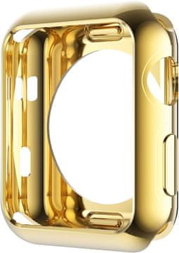 shumee OVITEK ZA APPLE IWATCH SERIES 6/5/4/ 44MM GOLD FLEXIBLE HIGH SOLID
