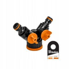 Bradas Bradas ECO-PWB2222 T-kos GW 1x3/4 z 2 ventiloma