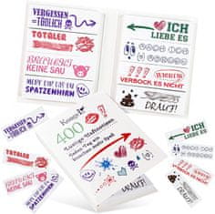 shumee 400x NALEPK, PISATI LISTKI Z BESEDILOM V NEMŠČINI
