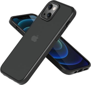 shumee OVITEK ZA APPLE IPHONE 13 6.1" OVITEK ČRN POLPROZOREN MAT A2482