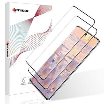 shumee 2x KALJENO STEKLO ZA HUAWEI NOVA 9/HONOR 50 VISOKA ZAŠČITA OKVIRJI ČRNI