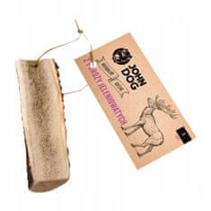 shumee ŽVEČILNA IGRAČA ZA PSE IZ NARAVNIH JELENJIH ROGOV, MEHKA, velikost John Dog, približno 9 cm