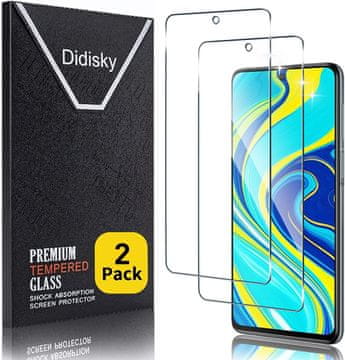 shumee KALJENO STEKLO ZA XIAOMI REDMI NOTE 9S TRDNO, VZDRŽLJIVO 2 KOM