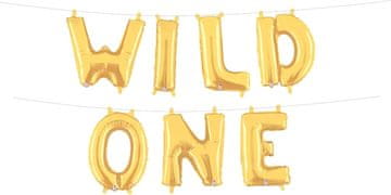 shumee BALON SET WILD ONE GOLDEN BIRTHDAY