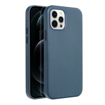 shumee MagSafe združljiva usnjena torbica Mag Cover Case za iPhone 12 Pro modra