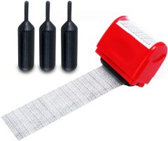 shumee 3x ČRNI KARTUŠA ZA ZAŠČITNO MASKIRANJE ŽIGA, NADOMESTNA