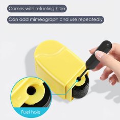 shumee 3x ČRNI KARTUŠA ZA ZAŠČITNO MASKIRANJE ŽIGA, NADOMESTNA