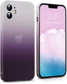 shumee VIJOLIČEN OVITEK OMBRE ZA IPHONE 12 6.1'