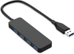 shumee USB HUB 4-PORT SPLITTER 3.0 BLUE PORTS ZA PC