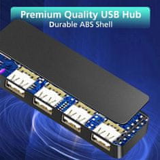 shumee USB HUB 4-PORT SPLITTER 3.0 BLUE PORTS ZA PC