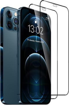 shumee 2X ZASLON IZ KALJENEGA STEKLA ZA APPLE IPHONE 12/12 PRO 6.1'