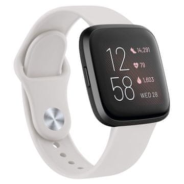 shumee PAŠEK ZA URO Fitbit Versa/Versa 2/LITE/SE SIVA SILIKONSKA NEPREMOČLJIVA