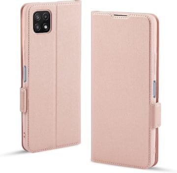 shumee ZAPRT OVITEK Z ZAKLOPKOM ZA SAMSUNG GALAXY A22 5G ROZA ELEGANT SM-A226B