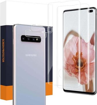 shumee 2X KALJENO STEKLO ZA SAMSUNG GALAXY S10 VISOKA ZAŠČITA 2X STEKLO ZA KAMERO