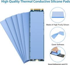 shumee TERMILNA BLAZINA SILIKONSKA TERMILNA BLAZINA ZA SSD CPU GPU IC 66x19 1mm x 15kos