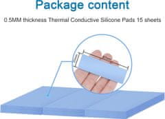 shumee TERMILNA BLAZINA SILIKONSKA TERMILNA BLAZINA ZA SSD CPU GPU IC 66x19 1mm x 15kos