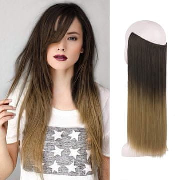 shumee SINTETIČNI LASNI LASNI PODALJŠKI RAVNI OMBRE 46cm