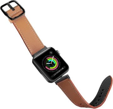 shumee PAŠEK ZA APPLE WATCH 4/5/6/7/8/9/10/SE/ULTRA 44/45/46/49 RJAV-ČRN